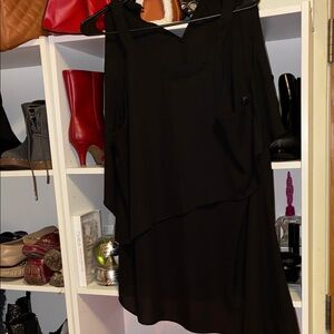 Ashley Stewart Black Sleeveless Top